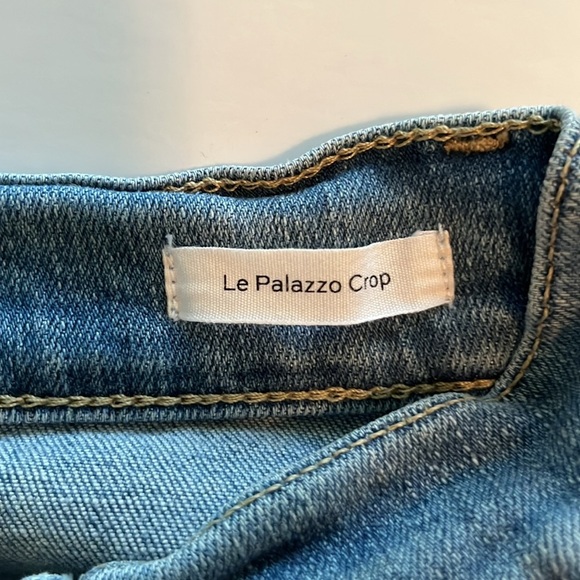 Frame Denim Le Palazzo Crop High Rise Size 26 - Picture 11 of 16